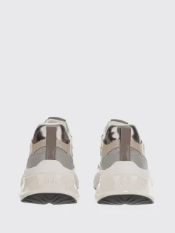 Sneakers Pinko in pelle e tessuto lamè