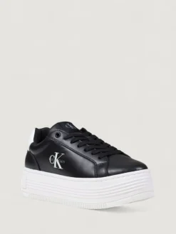 Sneakers Platform Calvin Klein Jeans in pelle