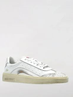 Sneakers Rider Dsquared2 in pelle effetto used
