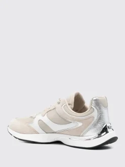 Sneakers Riley Light Michael Kors in camoscio e nylon