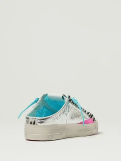 Sneakers Sk8 Deluxe Sabot Cold Hearted Crime London in pelle laminata