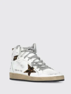 Sneakers Sky-Star Golden Goose in pelle used e cavallino animalier