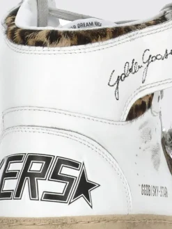 Sneakers Sky-Star Golden Goose in pelle used e cavallino animalier
