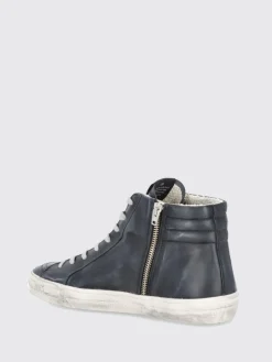 Sneakers Slide Golden Goose in pelle used con borchie