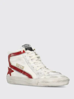 Sneakers Slide Golden Goose in pelle used con borchie