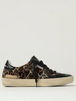 Sneakers Soul Star Golden Goose in cavallino animalier e pelle