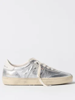 Sneakers Soul Star Golden Goose in nappa laminata effetto used