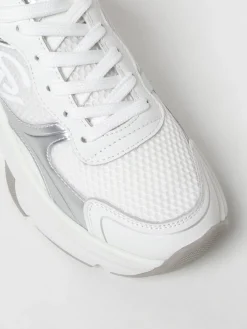 Sneakers Stuart Weitzman in mesh e pelle