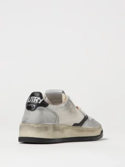 Sneakers Super Vintage Autry in mesh e pelle laminata used