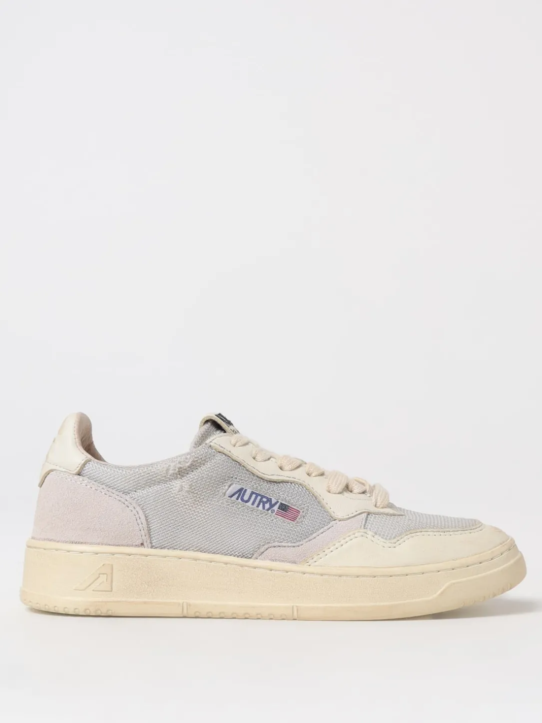 Sneakers Super Vintage Autry in nappa e mesh used