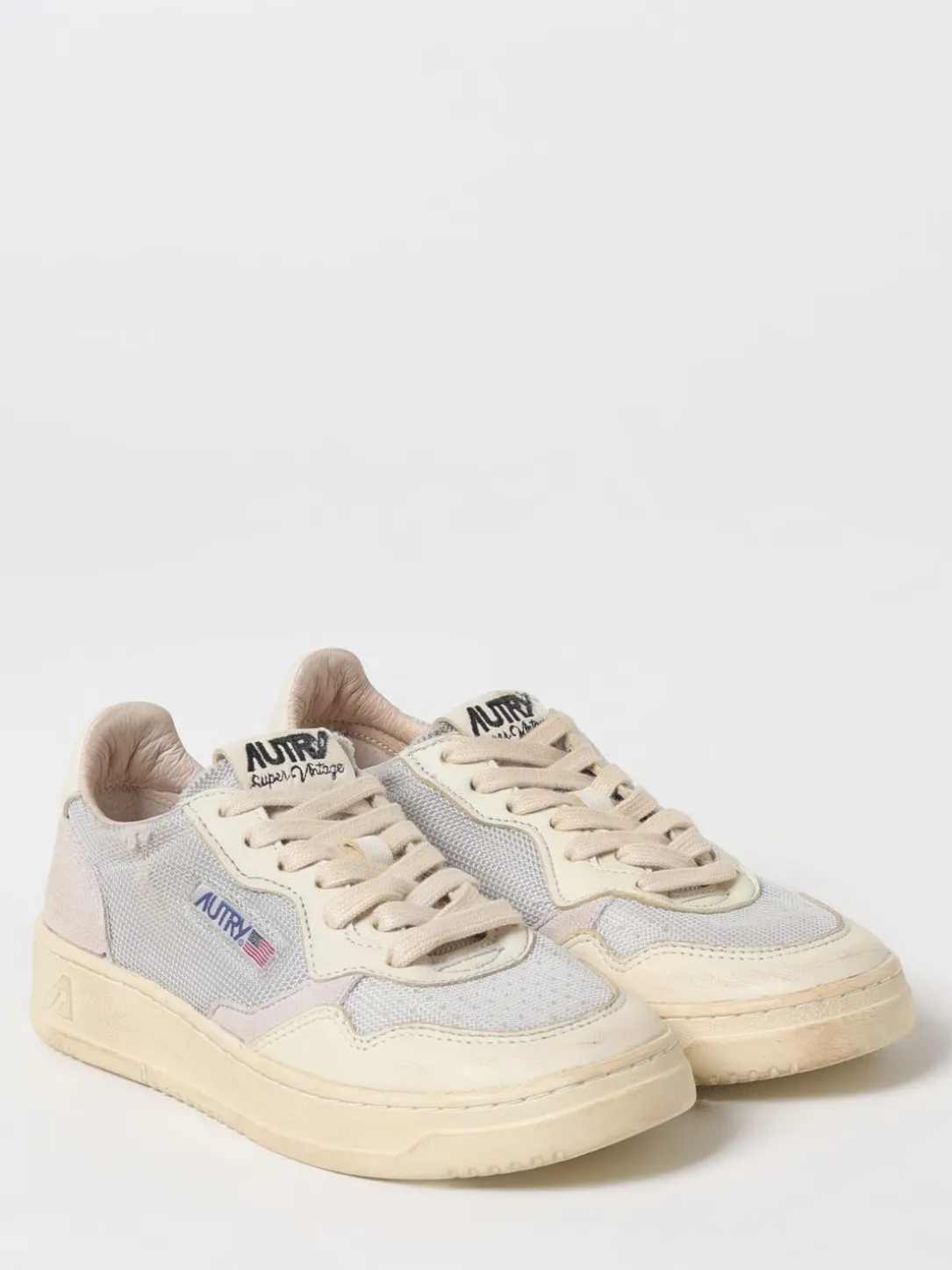 Sneakers Super Vintage Autry in nappa e mesh used