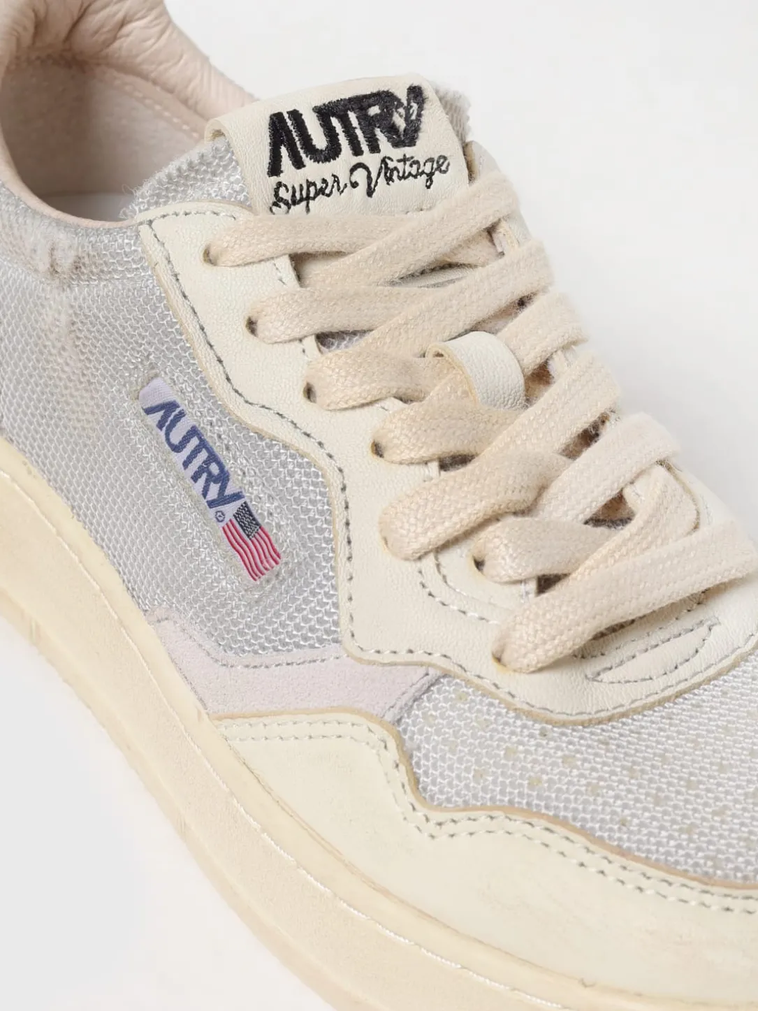 Sneakers Super Vintage Autry in nappa e mesh used