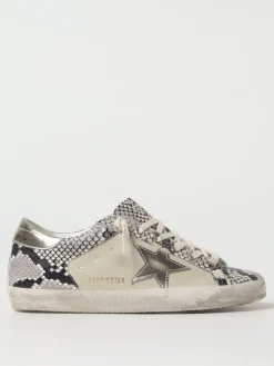 Sneakers Super-Star Golden Goose in pelle stampa pitone used