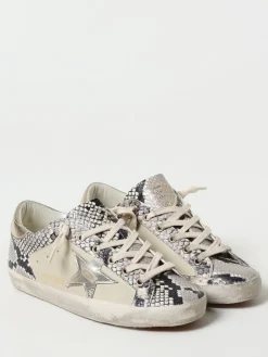 Sneakers Super-Star Golden Goose in pelle stampa pitone used