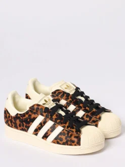 Sneakers Superstar II Adidas Originals in cavallino animalier