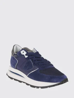 Sneakers Tropez Haute Philippe Model in camoscio e mesh