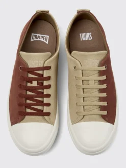 Sneakers Twins Camper in camoscio bicolor