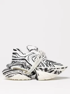 Sneakers Unicorn Wave Balmain in pelle e gomma con stampa lettera d'amore