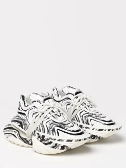 Sneakers Unicorn Wave Balmain in pelle e gomma con stampa lettera d'amore