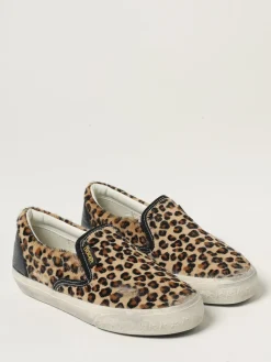 Sneakers VCE Penstar Golden Goose in cavallino animalier