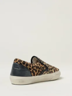 Sneakers VCE Penstar Golden Goose in cavallino animalier