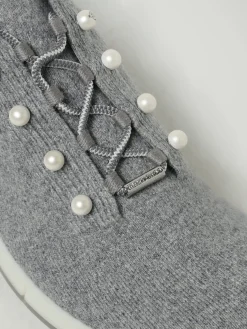 Sneakers Veles Jimmy Choo in maglia di cashmere