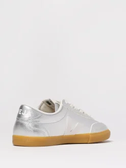 Sneakers Volley NK x Veja in pelle a grana laminata