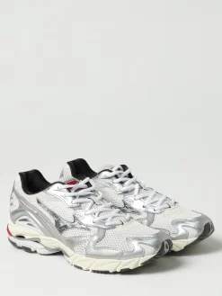 Sneakers Wave Rider 10 Mizuno in mesh e pelle sintetica laminata