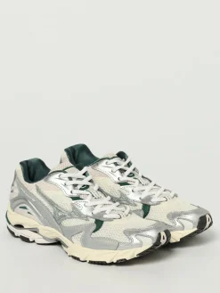 Sneakers Wave Rider 10 Mizuno in mesh e pelle sintetica laminata