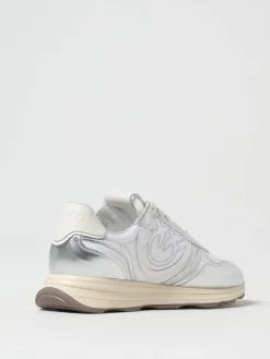 Sneakers Zoe Pinko in pelle laminata e nylon