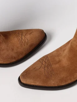 Stivale 70 Wish Star Golden Goose in camoscio