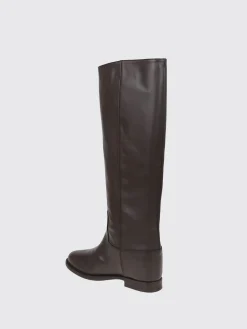 Stivale con zeppa interna Via Roma 15 in pelle