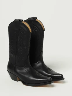 Stivale MM6 Maison Margiela in pelle con ricami