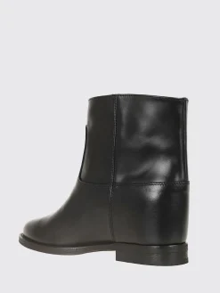 Stivaletto con zeppa interna Via Roma 15 in pelle