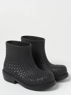 Stivaletto Fireman Bottega Veneta in gomma intrecciata