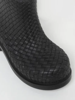 Stivaletto Fireman Bottega Veneta in gomma intrecciata