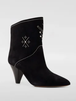 Stivaletto Loline Isabel Marant in camoscio con borchie applicate