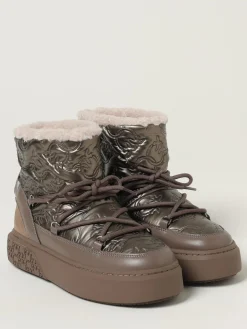 Stivaletto Pinko in nylon trapuntato e pelle