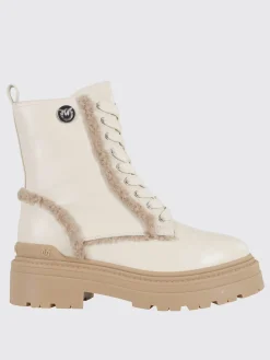 Stivaletto Pinko in pelle e shearling