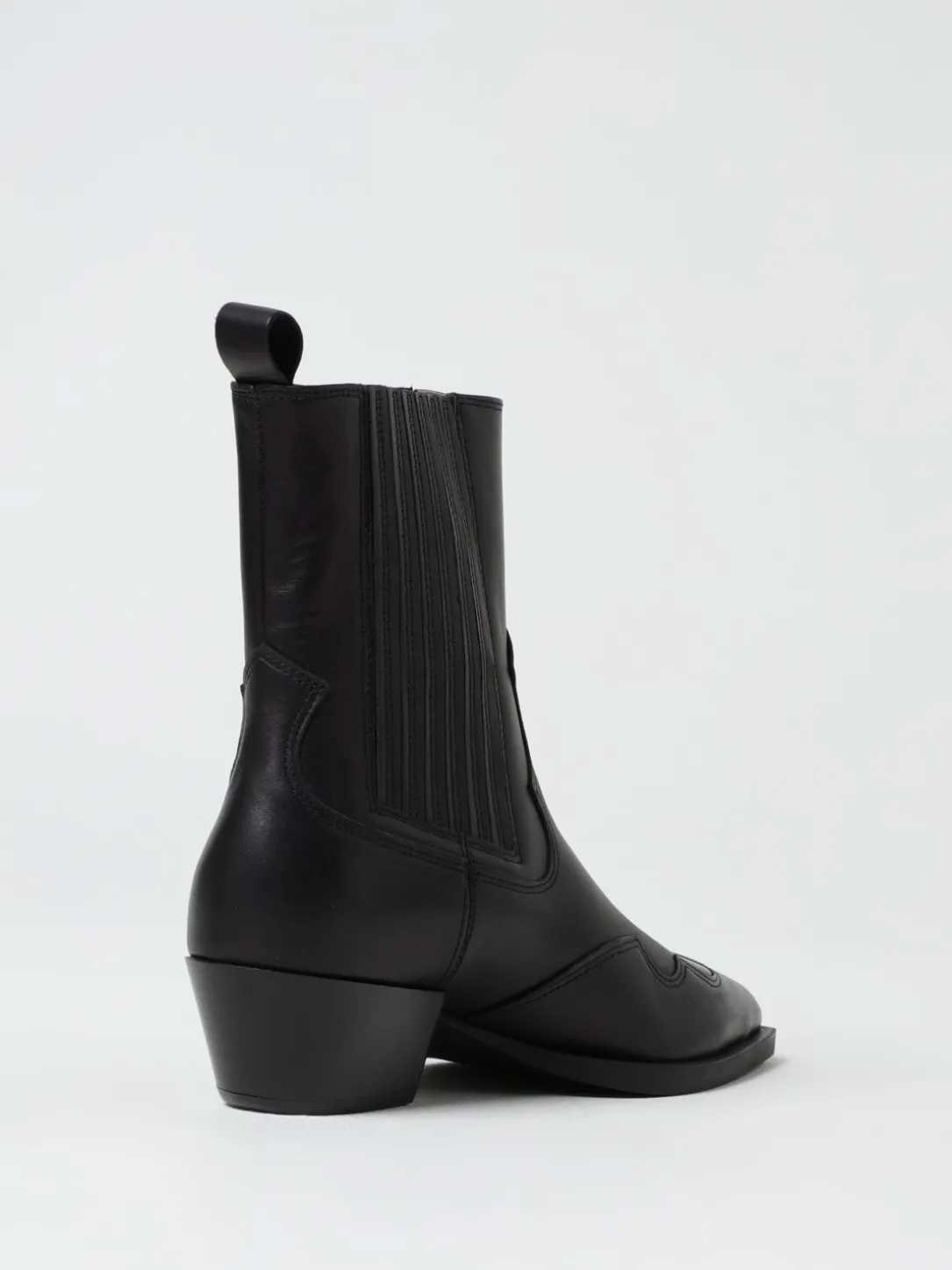 Stivaletto Toni Garrn x Copenhagen in pelle