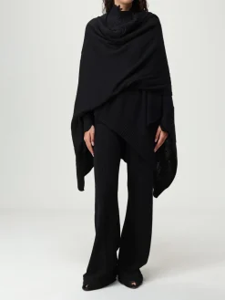 Stola in misto lana con inserti in pizzo Ermanno Scervino Life