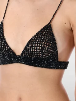 Top a bralette Golden Goose con strass