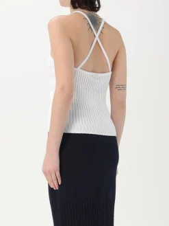 Top a coste Iceberg in jersey di viscosa