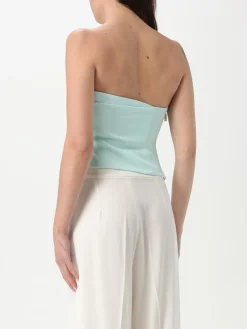 Top asimmetrico H Couture in poliestere