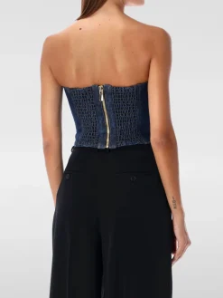 Top bustier Magda Butrym in denim