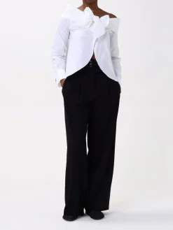 Top con fiocco in cotone Liviana Conti