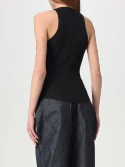 Top con stella traforata in poliammide Mugler