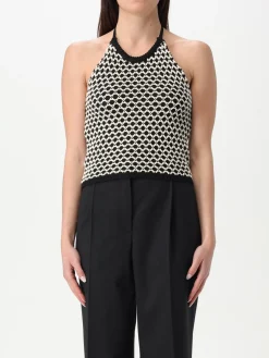 Top crop in maglia Simona Corsellini