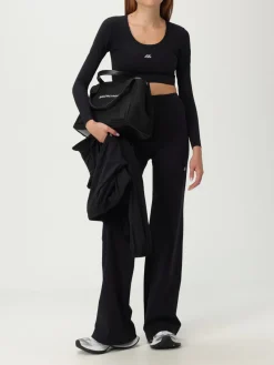 Top crop in tessuto tecnico Balenciaga