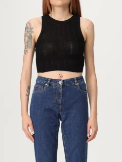 Top cropped Etro in misto cotone